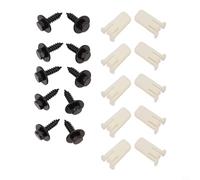 Viti a dado espandibili e clip per occhielli compatibili con Ford Fiesta ST150 paraurti anteriore per Transit Connect MK1 Escort 95 2001 e Focus 98 2005 linee del carburante