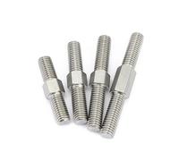 Viti a doppia estremità, Barra filettata a doppia estremità M8 304 SS filettatura sinistra destra confezione da 2 lunghezza 30 100 mm(M8x90mm 2pcs)