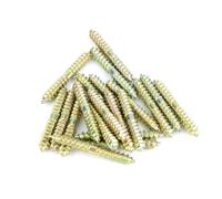 Viti A Doppia Testa Per Legno In Ferro Zincato 5*40 Mm Ideali Per Mobili Carpenteria E Falegnameria Connessione Stabile E Resistente