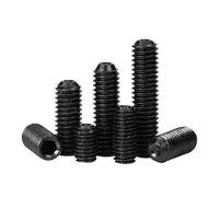 Viti a esagono incassato, 2-50pcs Vite a esagono incassato a a tazza M2 M3 M4 M5 M6 M8 M10 M12 senza testa in acciaio al carbonio 12.9 DIN916(2mm,M4 30pcs)