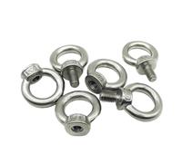 Viti a espansione, 1-5 pz Golfare di Sollevamento Dadi/vite Anello Aggancio Dado Viti M3 M4 M5 M6 M8 M10 M12 304 In Acciaio Inox Bulloni In Occhiello(M4 5PCS)