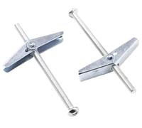 Viti a espansione, 2 pezzi, lunghezza di espansione 38 mm, viti autofilettanti, M3M4/M5/M6/M8 con bullone di ancoraggio a ginocchiera con ala e molla con zincato/Muelle ad ala(M8x60mm)