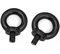 Viti a espansione, 2 PZ, Viti Autofilettanti, Bullone ad Anello di Estensione in Acciaio Inossidabile Nero 304 O-Ring Bullone for Uso Marino M4 M5 M6 M8 M10 M12(M10)