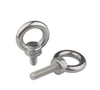 Viti a espansione, 5/1 pz M3 M4 M5 M6 M8 M10 M12 304 Viti a occhiello di sollevamento marino in acciaio inossidabile Anello Foro ad anello for cavo Corda Golfare Bulloni a in(M8 2pcs)