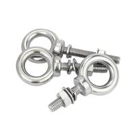 Viti a espansione, M3 M4 M5 M6 M8 Bulloni ad anello con rondella dado Set di guarnizioni estesi in acciaio inossidabile 304 Viti e dadi for anelli sollevamento marini a occhiello in(M5x12mm 2Sets)