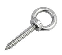 Viti a espansione, M4M5M6M8 Anello di sospensione in acciaio inossidabile 304 Viti autofilettanti con ganci ad anello tondo Ganci occhiello autoperforanti Bullone for legno Bulloni a in(M8X80 1pcs)