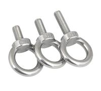 Viti a espansione, M8 M10 Viti a occhiello di sollevamento marino in acciaio inossidabile 304 Anello con foro for anello for fune Golfare Bulloni a in 2 pezzi)(M10(1 Piece))