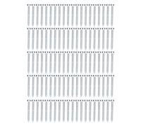Viti a filo sottile in acciaio carbone 100 pezzi, viti in legno di perforazione auto -tocchi di slot quadrati per lavorazione del legno di legno, progetti di balcone con dock
