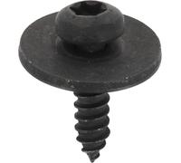 Viti a Lamiera a Testa Cilindrica Bombata con Rondella a Scudo e Carter di Aile/Parafango per Veicoli Renault in Busta, 4,2 mm x 16 mm, Zinco Nero, Confezione da 50