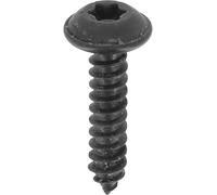 Viti a Lamiera Testa Rotonda Larga RLX Torx in Bustina, 4,2 mm x 19 mm, NFE 25-655, Zinco Nero, Set di 30