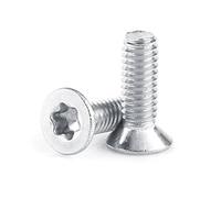 Viti a macchina con trasmissione a stella a testa piatta M2,5 x 6 mm - Elementi di fissaggio in acciaio inossidabile 304 per macchinari e apparecchiature di comunicazione - Design (M2,5×6)