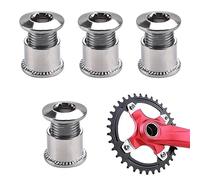Viti a Manovella Bulloni Corona, Bulloni e Dadi per Accessori per Biciclette Bulloni,Bulloni per Corona Viti,Bulloni Manovella Bici,Bulloni per Corone,per Bicicletta,Mountain BKE,MTB,4 Pezzi