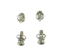 Viti a molla per GPU, Confezione da 30 viti M2 .5 for ventola del radiatore della scheda grafica, argento, dimensioni multiple(M2.5x9mm)