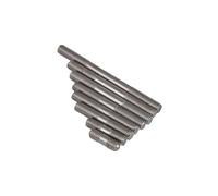 Viti a perno a doppia testa, Bulloni a doppia estremità in acciaio inossidabile 304 M3-M16 Argento 20-150 mm Confezione da 2-5 pezzi(Silver M6(2pcs),X40mm)