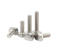 Viti a pressione con intaglio a T, Bulloni a T for scivolo con scanalatura a GB37 Acciaio inossidabile 304 M5-M12 Testa a martello da 8-70 mm a(M10x50mm-1pcs)