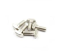 Viti a pressione con intaglio a T, Dadi a T in acciaio e bulloni a M5 M6 M8 Dimensioni multiple for profili in alluminio 10/20/30 pezzi(20 - M5 x 16mm)