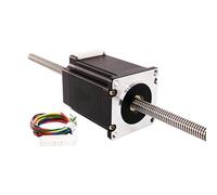 Viti a ricircolo di sfere Parti CNC, Motore passo-passo lineare Nema23 con kit vite di comando T10, passo 2-20 mm, lunghezza albero 100-400 mm(Lead range 12mm,200mm)