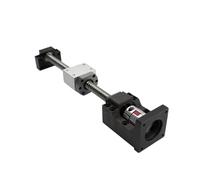 Viti a sfera anti-gioco, kit di viti a sfera SFU1204, 550-1000 mm, C7, Dia12 mm, passo 4 mm, con dado a sfera singolo + BF10 + HM10-57 + DSG12H + accoppiatore (550 mm)