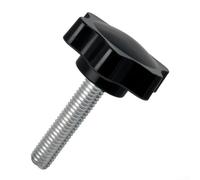 Viti a stella M6 x 60 mm, in plastica, set da 4 per serraggio rapido (M10 x | Montaggio senza attrezzi, posizionamento rapido, ideale per regolazioni frequenti, design robusto, confezione da 4 pezzi