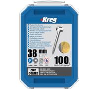 Viti A Tasca Zincate Kreg - 38Mm / 1-1/2" #6 Testa Piatta Fine SPS-F150-100