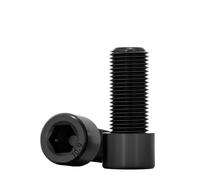 Viti a testa cilindrica con esagono incassato a filettatura fine M16 M18 M20 M22 M24, grado 10.9, mezzo dente, bulloni esagonali con passo da 1 mm, 1,25 mm e 1,5 mm(M24x2x70 F 1pc)