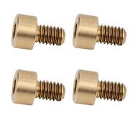 Viti a Testa di Presa, Viti della Macchina da Dado e Bullone Assortimento 50pcs Tappo Esagono a Vite Esagonale Strumenti di Hardware di Fissaggio in Rame Forniture Industriali M4 (M4*6)