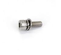 Viti a testa esagonale, bulloni, Vite a testa esagonale DIN912 in acciaio inossidabile 304 con rondella elastica piatta M8x35mm, confezione da 110