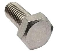 Viti a testa esagonale filettata, 10pz M10 M12 Lunghezza 12-200mm Vite a testa esagonale esterna in acciaio inossidabile 316 A4(180mm,M10)