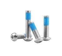 Viti a testa esagonale in acciaio inossidabile 304 rivestite con colla blu for evitare che si stacchino dalle viti M2M2.5M3M4M5M6(M3*6 100Pcs)