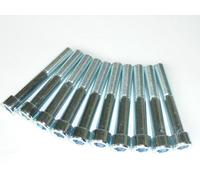 Viti A Testa Esagonale M12 X 1.50 X 120 Fine DIN912 Zincate Lucide 12:9