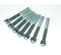 Viti A Testa Esagonale M12x1.50 x80 Fine 12:9 DIN912 Zincate Lucide Classe 12:9