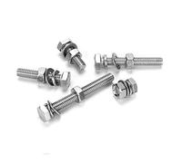 Viti a testa esagonale set di dadi in acciaio inossidabile 304 Vite estesa Daquan-M10 * 50 (10 set)