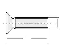 Viti a testa fresata TOOLCRAFT 194772 100 STCK./PACK M2*6 D965-4.8-A2K 100pcs M2 6mm testa fresata acciaio N/A