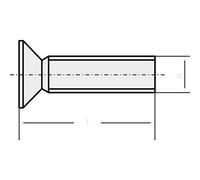 Viti a testa fresata TOOLCRAFT 194779 M3*4 D965-4.8-A2K 100pcs M3 4mm testa fresata acciaio N/A