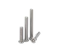 Viti a Testa Piatta 2 pz-50 pz Vite a perno M2 M2.5 M3 M4 M5 M6 M8 M10 M12 A2 Acciaio inossidabile Torx Testa a bottone Vite antimanomissione(40mm,M5 10pcs)