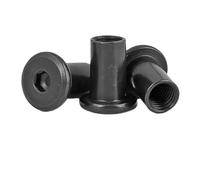 Viti a Testa Piatta 5-10 pezzi/lotto M3 M4 M5 M6 M8 in acciaio inossidabile, grande, testa esagonale piatta, rivetto, connettore, manicotto, tappo, dado di testa(M3x15mm (10pcs))