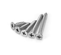 Viti a testa piatta in acciaio inossidabile M3M4M5, viti autofilettanti a testa svasata a croce 304, viti di prolunga, viti per legno autofilettanti-M5 * 16 (50 pezzi)