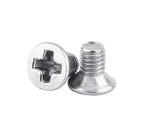 Viti a testa piatta M3 100 pezzi |Acciaio inossidabile 304 |per la casa (M3*5)