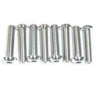 Viti A Testa Piatta M8X25 mm Titanio Ti GR5 Race Spec Con Passo Standard 1,25 mm