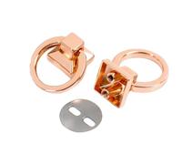 viti a testa ronda, DIY 18mm Metal O Ring Side Clip Buckle Screw Rivets Multicolor 5-10 Pcs(Rosegold,18mm-10Pcs)