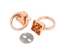 viti a testa ronda, DIY 18mm Metal O Ring Side Clip Buckle Screw Rivets Multicolor 5-10 Pcs(Rosegold,18mm-5Pcs)