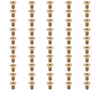 Viti a Testa Svasata a Esagono Piatto, 50 Pezzi, Rame Puro - Effetto di Fissaggio Efficace, Varie Dimensioni, Uso Industriale e Fai da Te (Mch*8)