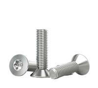 Viti a testa svasata con esagono incassato, Bullone di sicurezza antimanomissione perno a testa svasata piatta Torx da 10/50 pezzi M2.5-6 6-50mm(8mm,50pcs M3)