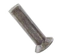 Viti a testa svasata, Rivetti solidi a testa piatta, diametro metrico liscio M4 X 6mm-30mm, elementi di fissaggio a percussione, 50 pezzi(M4 x 10mm)