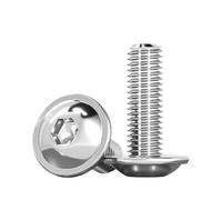 Viti a testa tonda con esagono incassato M8 M10 in acciaio inossidabile 304 con rondella, bulloni, lunghezza 20 mm, 80 mm e 100 mm(M10x45mm 4pcs)