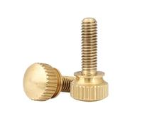 Viti a testa zigrinata Bulloni a spirale in ottone e rame Stringere a mano il telaio del computer M3 M4 M5 M6 2/5 pezzi(25mm,M4 5PCS)