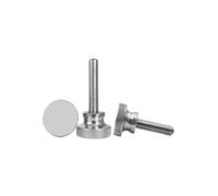 Viti a testa zigrinata in acciaio inossidabile, serraggio manuale, M2-M8, for blocco vetro for facciate continue(35mm,M4 5PCS)