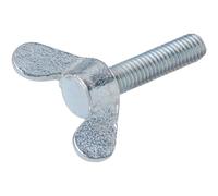 Viti A Wing Toolcraft DIN 316 Acciaio Zincato M4 X 10mm Confezione Da 10