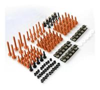 Viti Accessori Accessori Per Motociclette Per SUZUKI GSR 600 750 2006 2007 2008 2009 2010 2011 2012 2013 2014 2015 Kit Di Bulloni, Viti, Dadi E Clip Per Carenatura Moto(Orange)