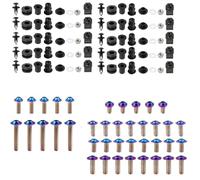 Viti Accessori Per YAMAHA YZFR1 YZF-R1 2009-2014 2010 2011 2012 2013 Parti Per Motociclette Bulloni Carenatura Viti Kit Di Fissaggio Accessori(Multi-colored)